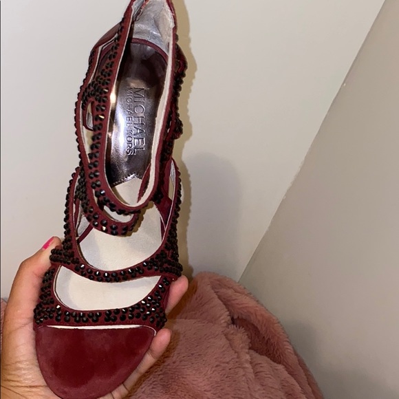 Michael Kores Suede and crystal heels - Picture 3 of 5